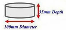 Test Sieve with 100 Diameter and 35mm Depth